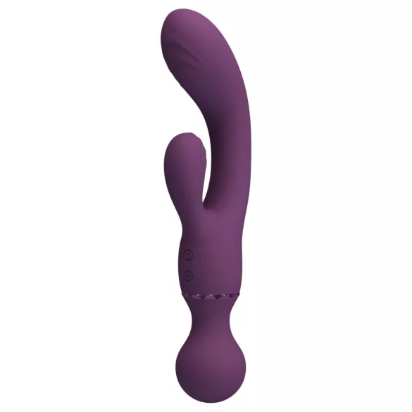 Pretty Love All Rounder - vibratore doppio per punto G e clitoride (viola)