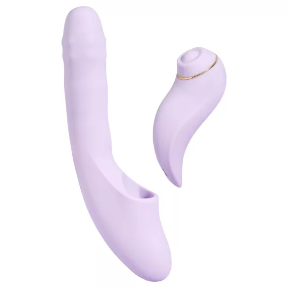 Svakom DuoGlow - Vibratore per punto G e clitoride controllato tramite app (viola)