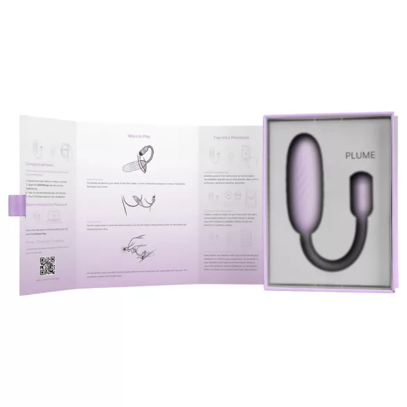 Svakom Plume - ovetto vibrante 2 in 1 (viola)