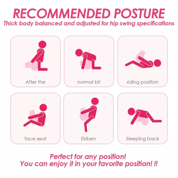 Vibeconnect - Masturbatore a tronco controllato tramite app, per uomini (color carne)