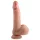Dual Density - dildo realistico con ventosa e testicoli - 18cm color naturale