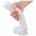 Sex HD Martin - dildo realistico con ventosa e testicoli (bianco)