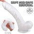 Sex HD Martin - dildo realistico con ventosa e testicoli (bianco)