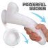 Sex HD Martin - dildo realistico con ventosa e testicoli (bianco)