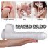 Sex HD Martin - dildo realistico con ventosa e testicoli (bianco)