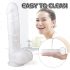 Sex HD Martin - dildo realistico con ventosa e testicoli (bianco)
