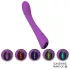 Sex HD Sunshine - vibratore punto G ricaricabile ondulato - silicone viola