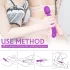 Sex HD Iris - vibratore massaggiante riscaldante 2 motori silicone viola