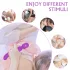 Sex HD Iris - vibratore massaggiante riscaldante 2 motori silicone viola