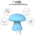 Magic Mushroom - massaggiatore viso ricaricabile (blu)