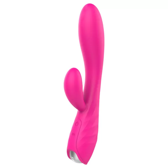 Sex HD Muses - vibratore riscaldante ricaricabile impermeabile silicone rosa