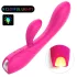 Sex HD Muses - vibratore riscaldante ricaricabile impermeabile silicone rosa