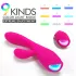 Sex HD Muses - vibratore riscaldante ricaricabile impermeabile silicone rosa