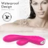 Sex HD Muses - vibratore riscaldante ricaricabile impermeabile silicone rosa