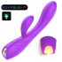 Sex HD Muses - vibratore ricaricabile impermeabile - silicone viola