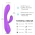 Vibratore riscaldante impermeabile ricaricabile HD Muses (viola)