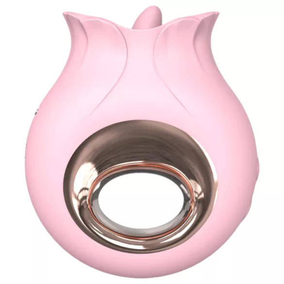 Sex HD - vibratore leccatore - stimolazione lingua - silicone rosa