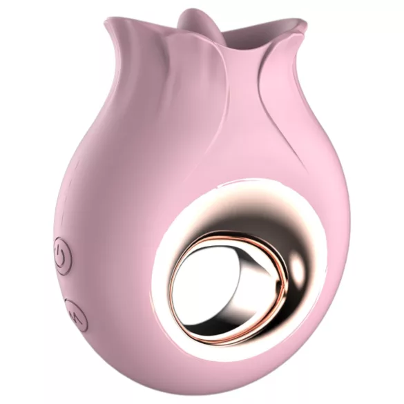 Sex HD - vibratore leccatore - stimolazione lingua - silicone rosa