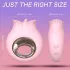 Sex HD - vibratore leccatore - stimolazione lingua - silicone rosa