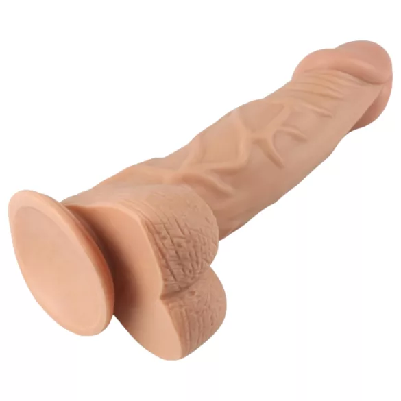 Lovetoy Real Extreme - dildo con ventosa - 23 cm (color carne)