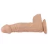 Lovetoy Real Extreme - dildo con ventosa - 23 cm (color carne)
