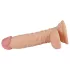Real Extreme - dildo con ventosa e testicoli per il punto G - 19 cm (color carne)