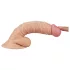 Real Extreme - dildo con ventosa e testicoli per il punto G - 19 cm (color carne)
