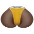 Lovetoy Streetgirl's 12 - Torso realistico e tanga (scuro naturale)