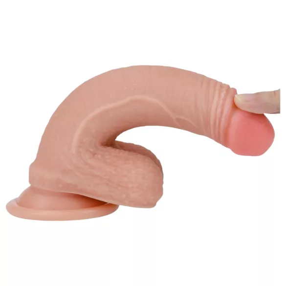 Lovetoy Nature Cock - dildo realistico doppio strato - 18 cm colore naturale