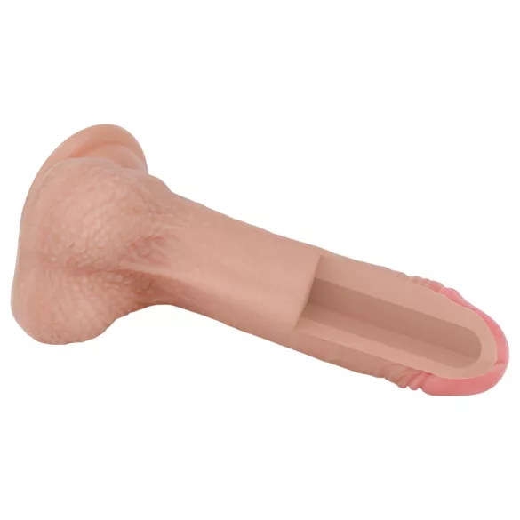 Lovetoy Nature Cock - dildo realistico doppio strato - 18 cm colore naturale