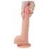 Nature Cock Lovetoy - Dildo realistico con ventosa 21cm (naturale)