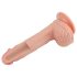 Nature Cock Lovetoy - Dildo realistico con ventosa 21cm (naturale)