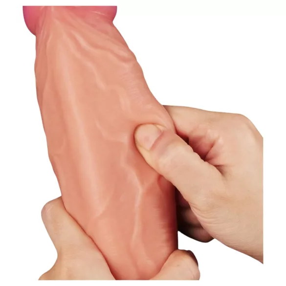 Lovetoy Nature Cock - dildo realistico doppio strato - 25cm - color pelle