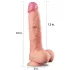 Lovetoy Nature Cock - dildo realistico doppio strato - 25cm - color pelle