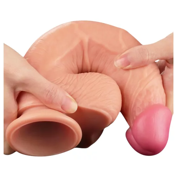 Lovetoy Nature Cock - dildo realistico doppio strato - 25cm - color pelle