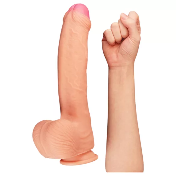 Lovetoy Nature Cock - dildo realistico doppio strato 28cm - colore naturale
