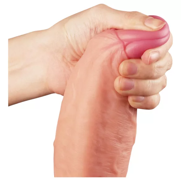 Lovetoy Nature Cock - dildo realistico doppio strato 28cm - colore naturale