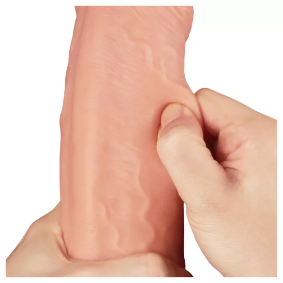 Lovetoy Nature Cock - dildo realistico doppio strato 28cm - colore naturale