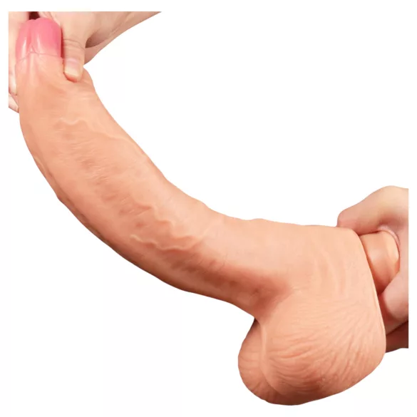 Lovetoy Nature Cock - dildo realistico doppio strato 28cm - colore naturale