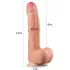 Lovetoy Nature Cock - dildo realistico doppio strato 28cm - colore naturale