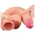 Lovetoy Nature Cock - dildo realistico a doppio strato - 30cm - color carne