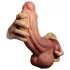 Lovetoy - dildo realistico a doppio strato - 26cm - color carne