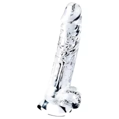  Lovetoy Flawless Clear - dildo con ventosa - 19 cm (trasparente)