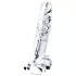 Lovetoy Flawless Clear - dildo con ventosa - 19 cm (trasparente)