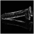 Lovetoy Flawless Clear - dildo con ventosa - 19 cm (trasparente)