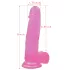 Lovetoy - dildo realistico con ventosa - 20 cm - rosa