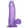 Lovetoy - dildo realistico con ventosa - 15 cm - viola