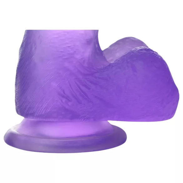 Lovetoy - dildo realistico con ventosa - 15 cm - viola