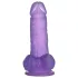 Lovetoy - dildo realistico con ventosa - 15 cm - viola