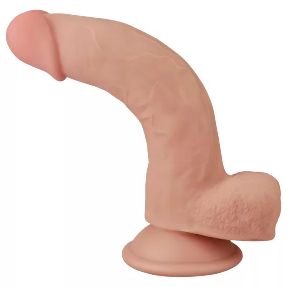 Lovetoy Sliding-Skin - dildo realistico doppio strato - 21cm - color carne